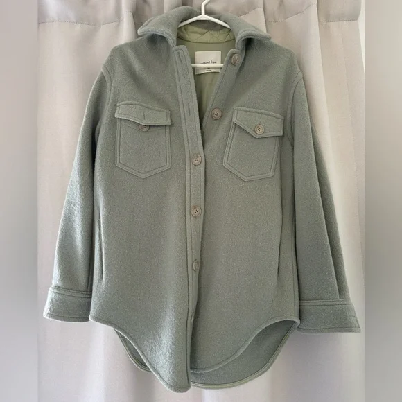 Aritzia- Wilfred Wool Shirt Jacket - Picture 2 of 5